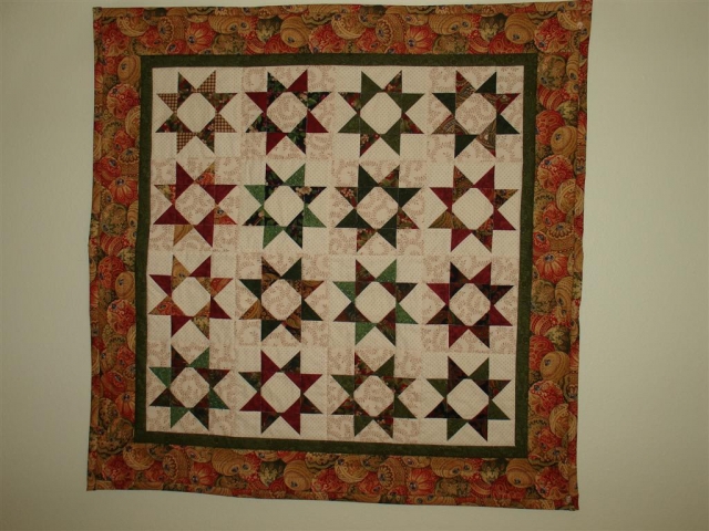 Christmas lap quilt